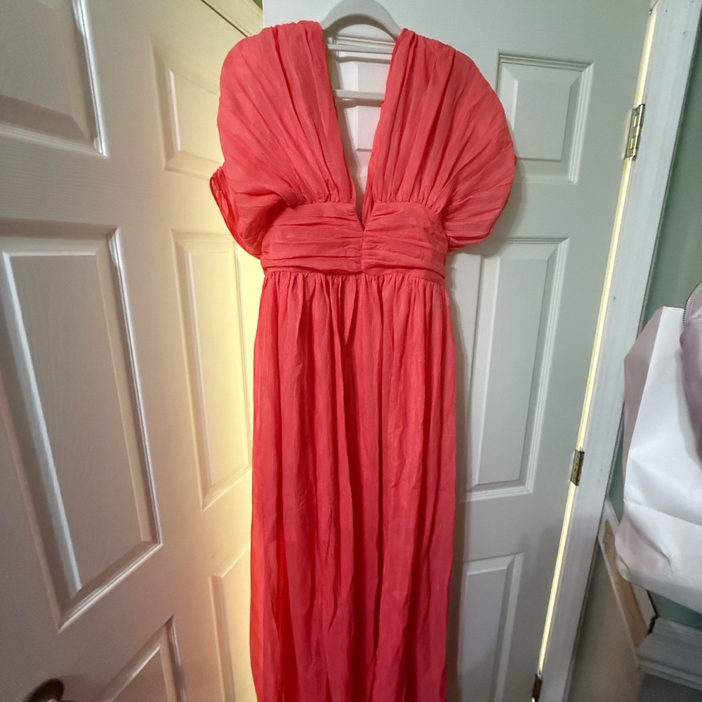 Vici Vibrant Coral Dress